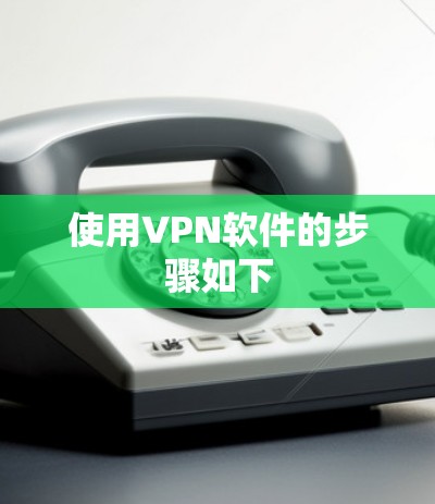 使用VPN软件的步骤如下