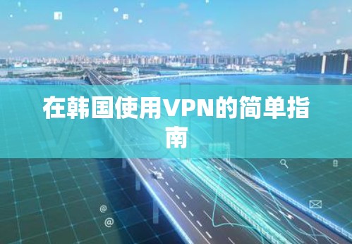 在韩国使用VPN的简单指南 在韩国使用VPN的简单指南