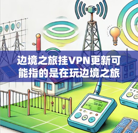 边境之旅挂VPN更新可能指的是在玩边境之旅这款游戏时，需要使用VPN来访问特定的服务器或地区，以避开某些限制或获取特定的内容。以下是一些可能的步骤和注意事项，帮助您完成挂VPN并更新游戏