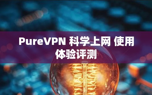 PureVPN 科学上网 使用体验评测 PureVPN 科学上网 使用体验评测
