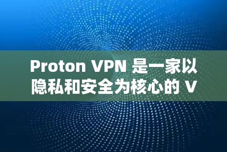 Proton VPN 是一家以隐私和安全为核心的 VPN 服务提供商，尤其以其高强度的加密技术和对隐私的重视而闻名。以下是基于真实使用体验的几个关键方面的总结