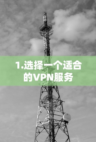 1.选择一个适合的VPN服务