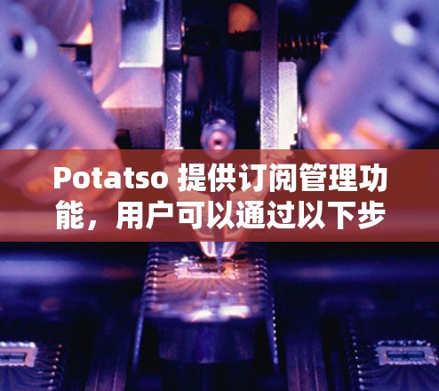 Potatso 提供订阅管理功能，用户可以通过以下步骤进行订阅和管理