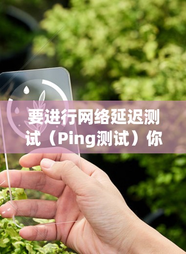 要进行网络延迟测试（Ping测试）你可以使用以下几种工具