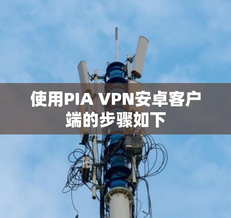 使用PIA VPN安卓客户端的步骤如下 使用PIA VPN安卓客户端的步骤如下