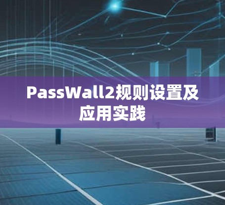 PassWall2规则设置及应用实践