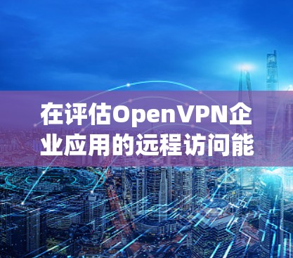 在评估OpenVPN企业应用的远程访问能力时，可以从以下几个关键方面进行分析