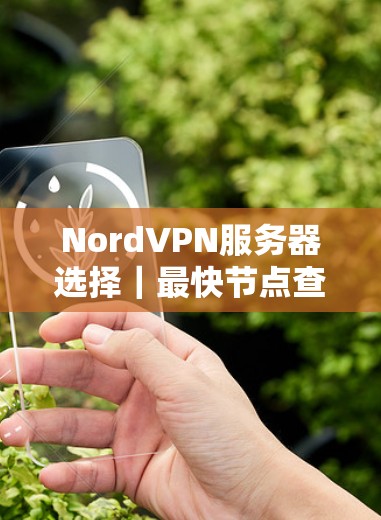 NordVPN服务器选择|最快节点查找技巧 NordVPN服务器选择|最快节点查找技巧
