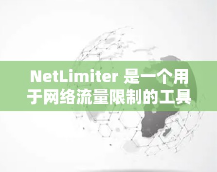 NetLimiter 是一个用于网络流量限制的工具，常用于企业内部网络管理，以限制不同用户、组或应用之间的网络带宽使用量。以下是 NetLimizer 安装和配置的基本步骤
