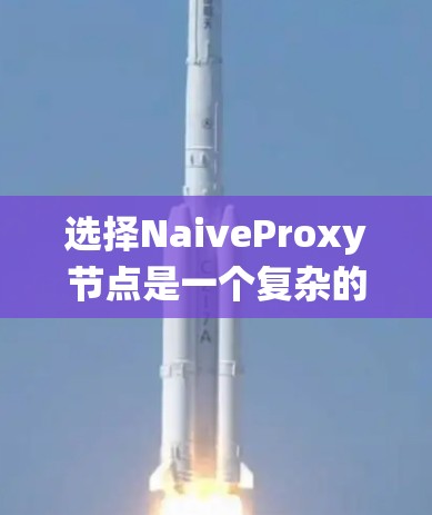 选择NaiveProxy节点是一个复杂的过程，需要综合考虑多个因素以确保最佳的性能和安全性。以下是对该过程的系统化总结