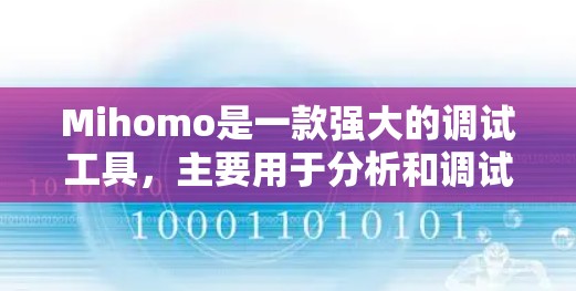 Mihomo是一款强大的调试工具，主要用于分析和调试移动应用，支持iOS和Android平台。以下是使用Mihomo的逐步指南