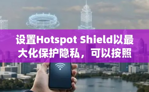 设置Hotspot Shield以最大化保护隐私，可以按照以下步骤进行