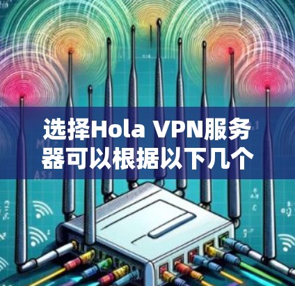 选择Hola VPN服务器可以根据以下几个步骤进行 选择Hola VPN服务器可以根据以下几个步骤进行