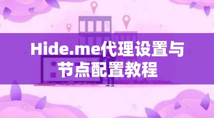 Hide.me代理设置与节点配置教程