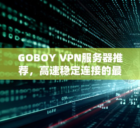GOBOY VPN服务器推荐，高速稳定连接的最佳选择