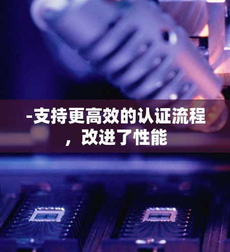 -支持更高效的认证流程，改进了性能