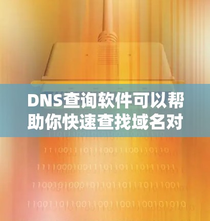DNS查询软件可以帮助你快速查找域名对应的IP地址或其他相关信息。以下是一些常用的DNS查询工具及其最新版本